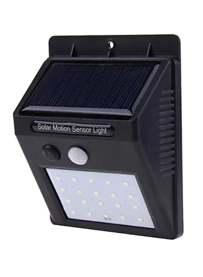 Day-Night Solar LED Wall Light With Motion Sensor Black - Image 2