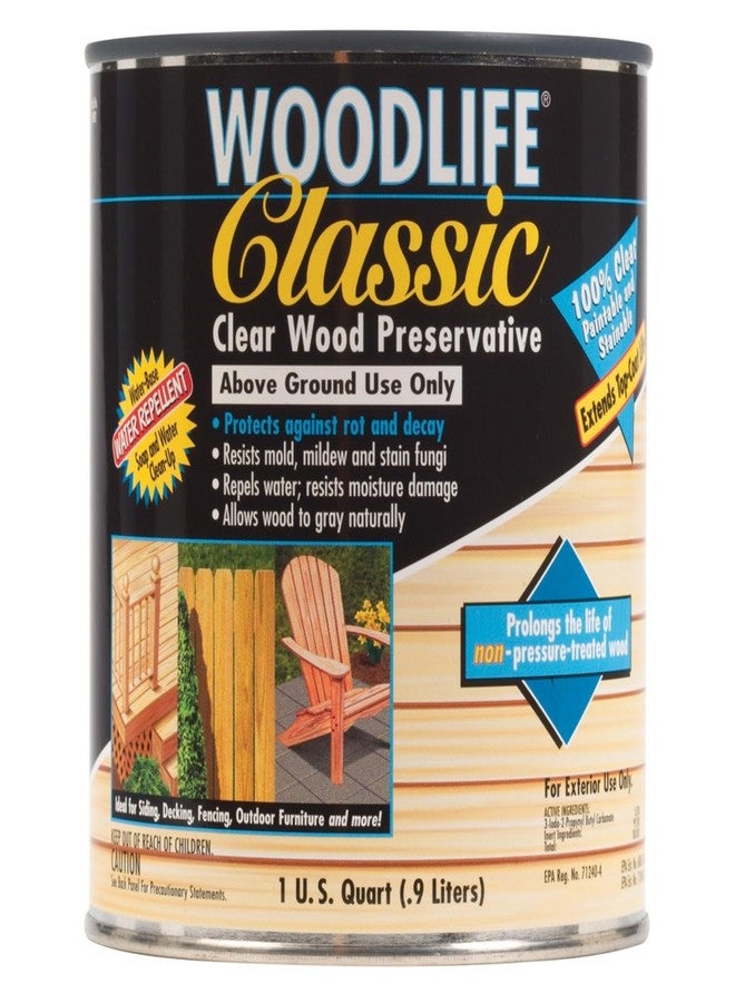 Rust-Oleum WOODLIFE 902 Wolman Classic Clear Wood Preservative-Above Ground, Quart, 0.95 Liters - Image 1