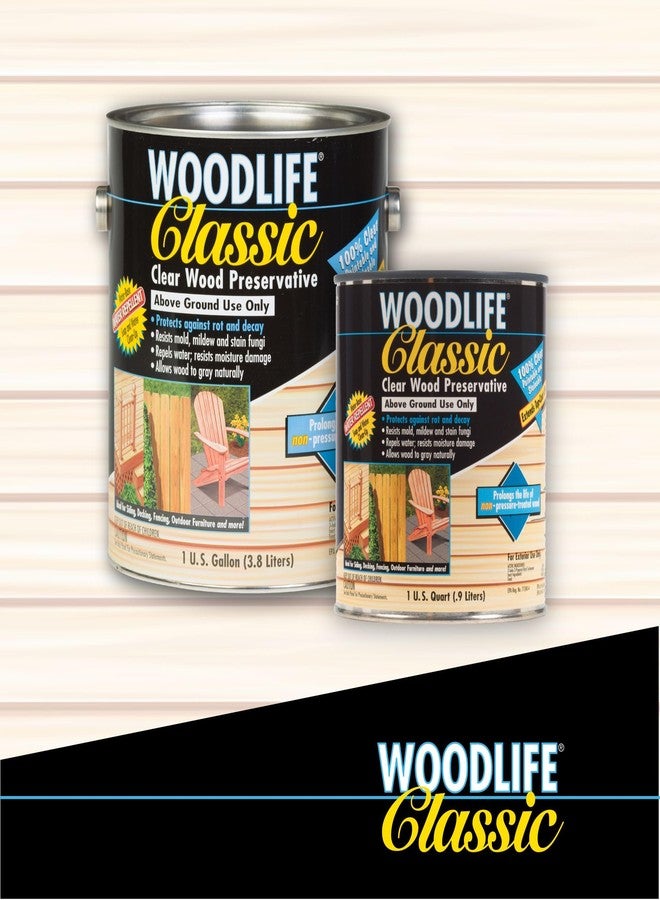 Rust-Oleum WOODLIFE 902 Wolman Classic Clear Wood Preservative-Above Ground, Quart, 0.95 Liters - Image 2