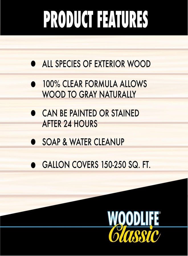 Rust-Oleum WOODLIFE 902 Wolman Classic Clear Wood Preservative-Above Ground, Quart, 0.95 Liters - Image 5