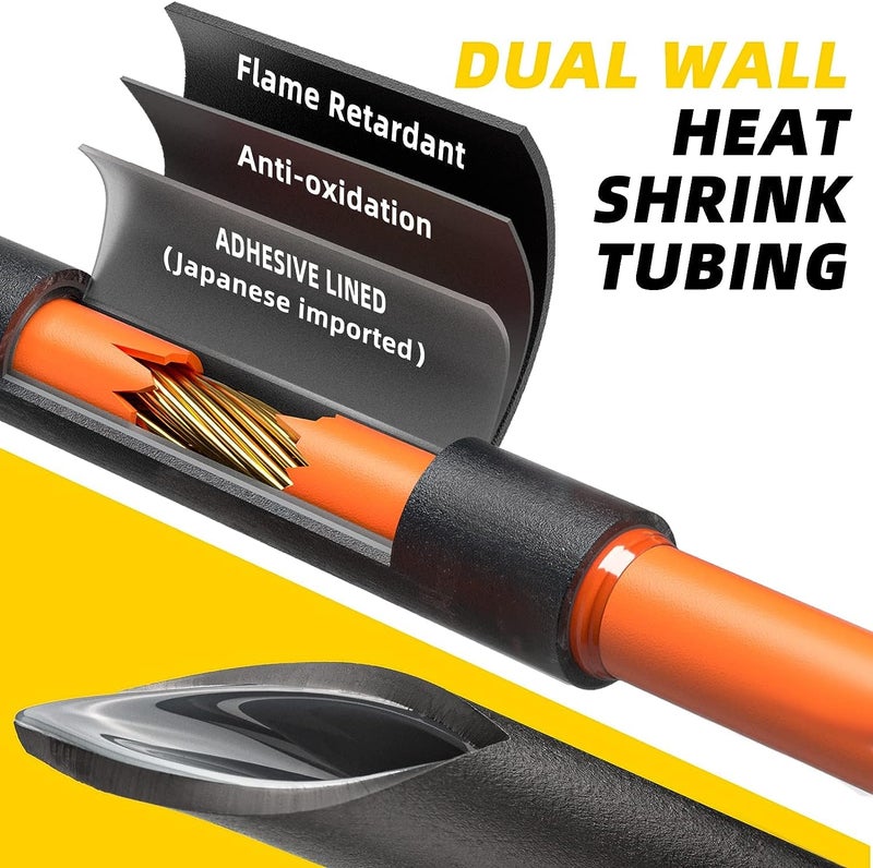 GSXRB Extra Thick Heat Shrink Tubes 4:1 Dual Wall Adhesive Lined 10 Ft Long,Marine Grade Heat Shrink,Cable Heat Shrink Tubing Seal Against Moisture Corrosion and Air Leakage(16mm/10Feet, Red) - Image 3