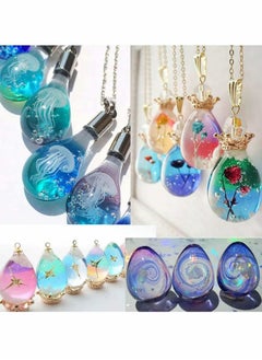 KASTWAVE Eggs Ball Silicone Resin Molds, Epoxy Resin Ball Spheroid Necklace Stone Mold, for Jewelry Keychain UV Resin Crafts  - Image 3