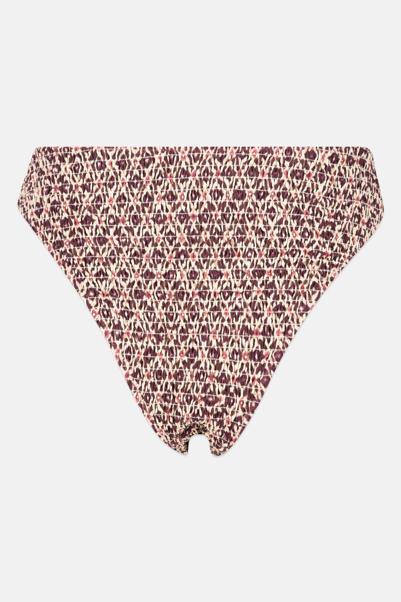 Reserved Women Allover Print Pull On Bikini Bottom, Multicolor - Image 2