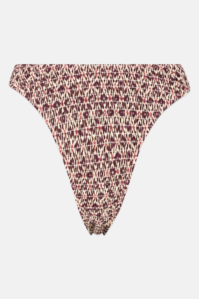 Reserved Women Allover Print Pull On Bikini Bottom, Multicolor - Image 3