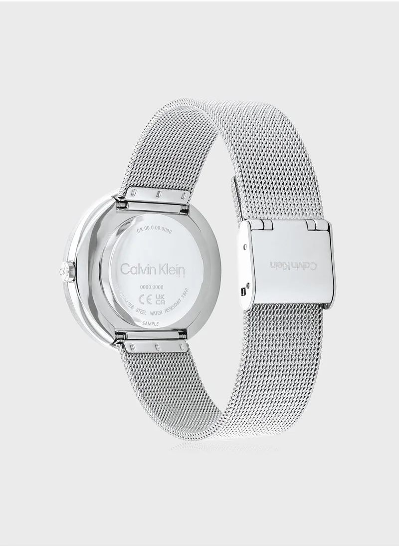 CALVIN KLEIN Twist Mesh Strap Analog Watch