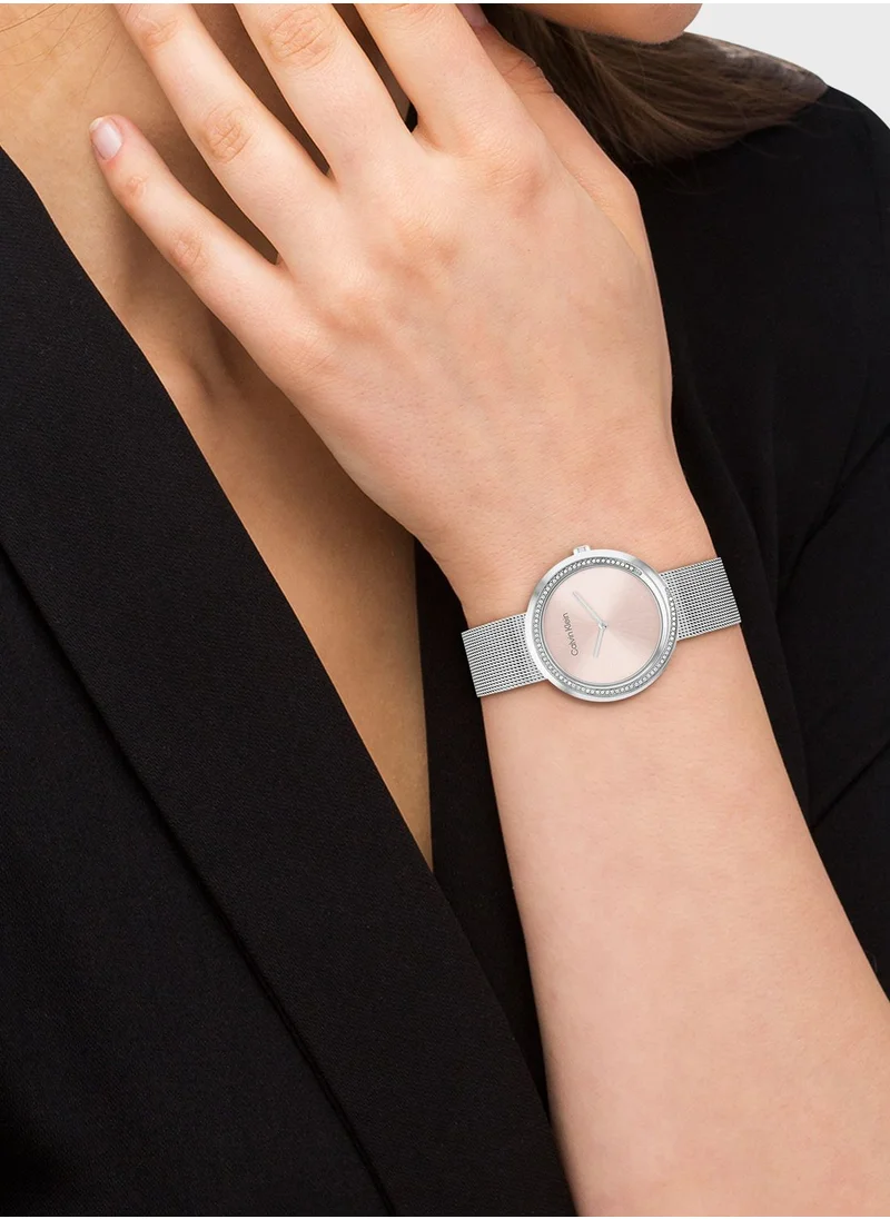 CALVIN KLEIN Twist Mesh Strap Analog Watch