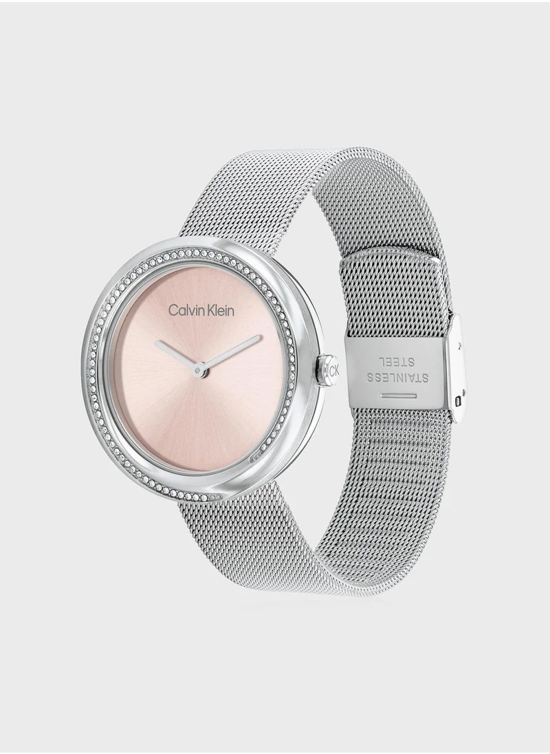 CALVIN KLEIN Twist Mesh Strap Analog Watch