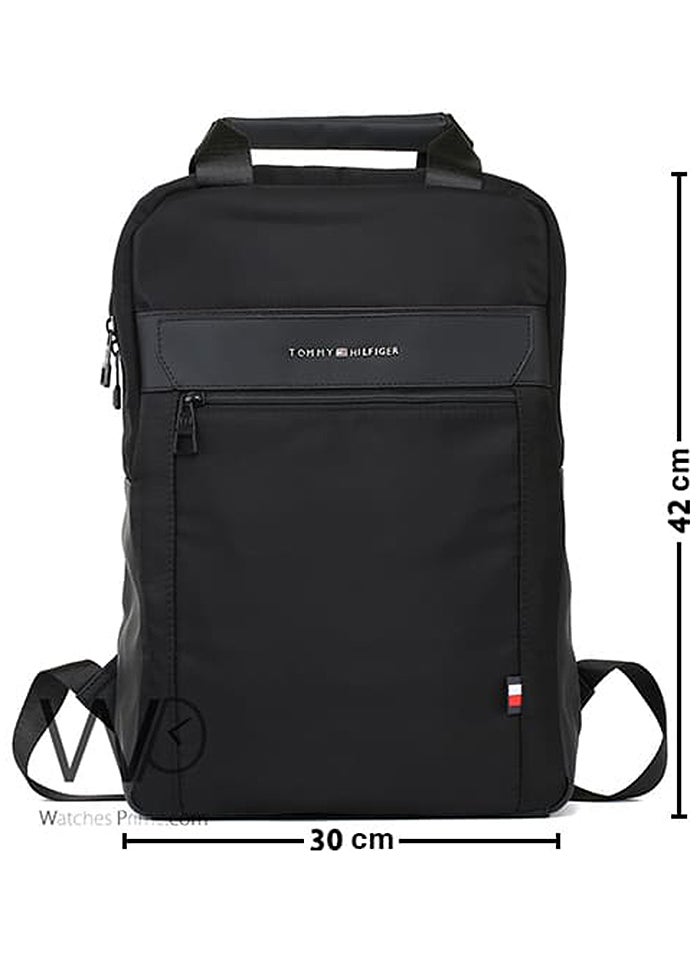 Tommy Hilfiger Plus Tommy Hilfiger Backpack Black Men Laptop Bag  - Image 3