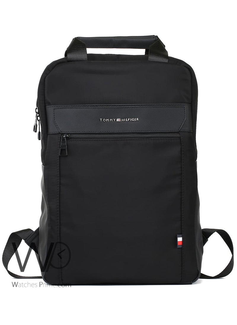 Tommy Hilfiger Plus Tommy Hilfiger Backpack Black Men Laptop Bag  - Image 2