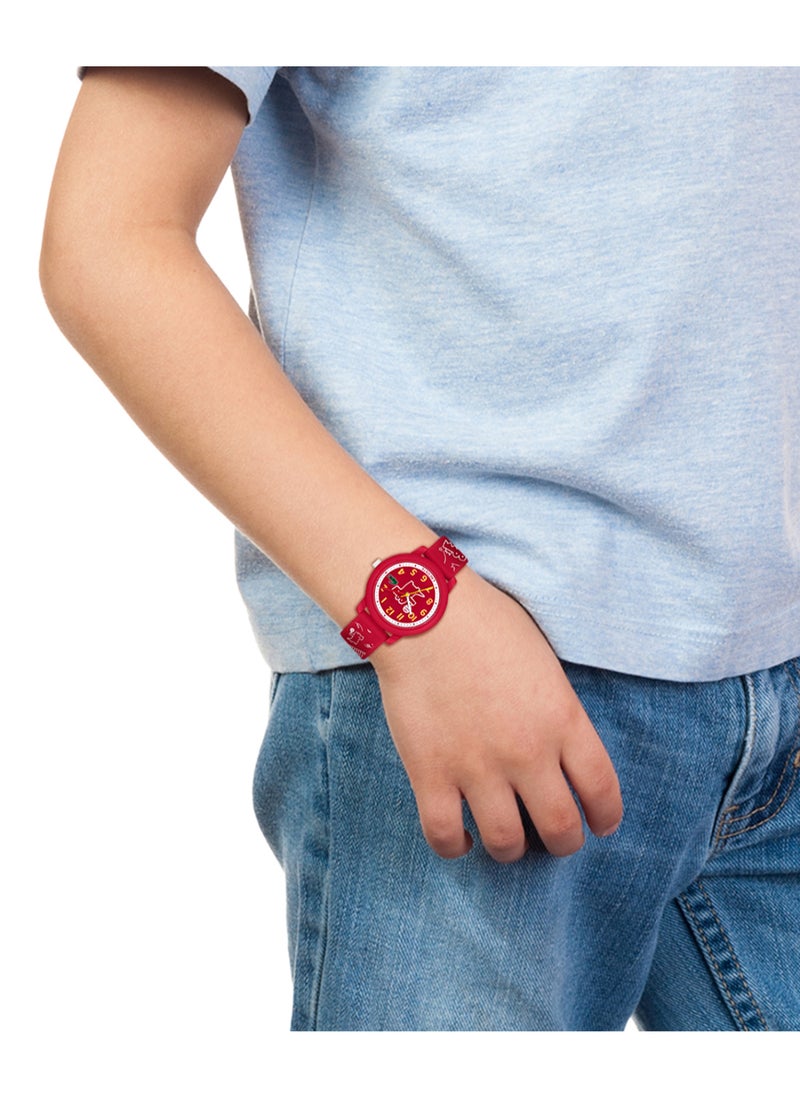LACOSTE Round Analog Kids's Red Case Watch - 2030059  - Image 5