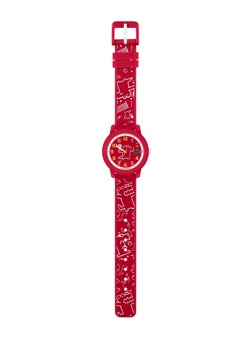 LACOSTE Round Analog Kids's Red Case Watch - 2030059  - Image 4