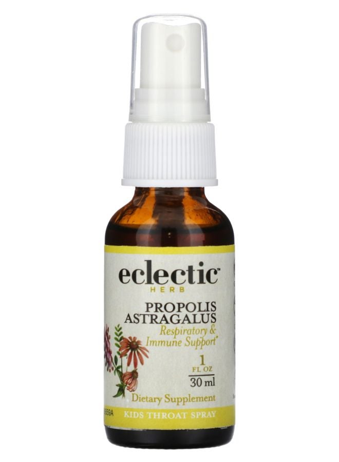 Eclectic Kid'S Throat Spray Propolis Astragalus 1 Fl Oz 30 Ml