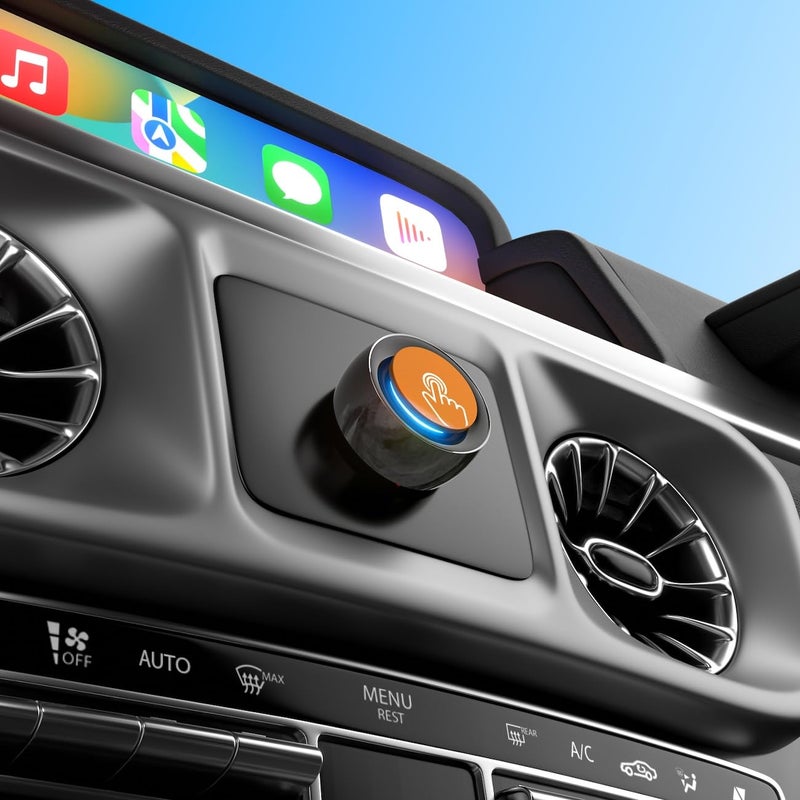 Jyveejxon محول CarPlay اللاسلكي وAndroid Auto في المملكة المتحدة مع زر تبديل مطور لعام 2026 - Image 2