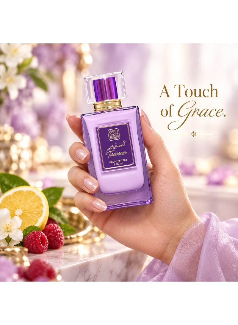Naseem Tasneem Aqua Eau de Parfum Perfume for Women - 80ml - Image 5