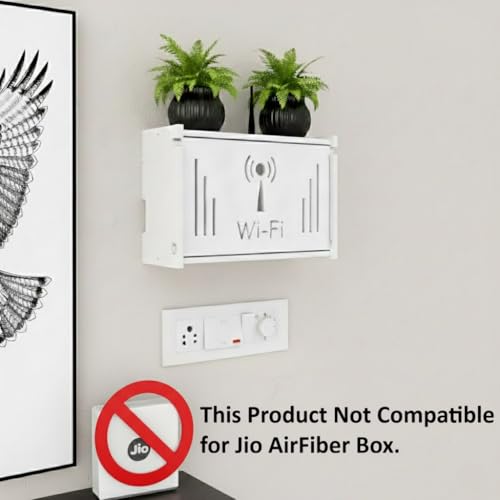 SS ARTS Engineered Wood Wall Mount WiFi Router Stand/WiFi Shelf - Image 3