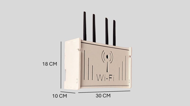 SS ARTS Engineered Wood Wall Mount WiFi Router Stand/WiFi Shelf - Image 2