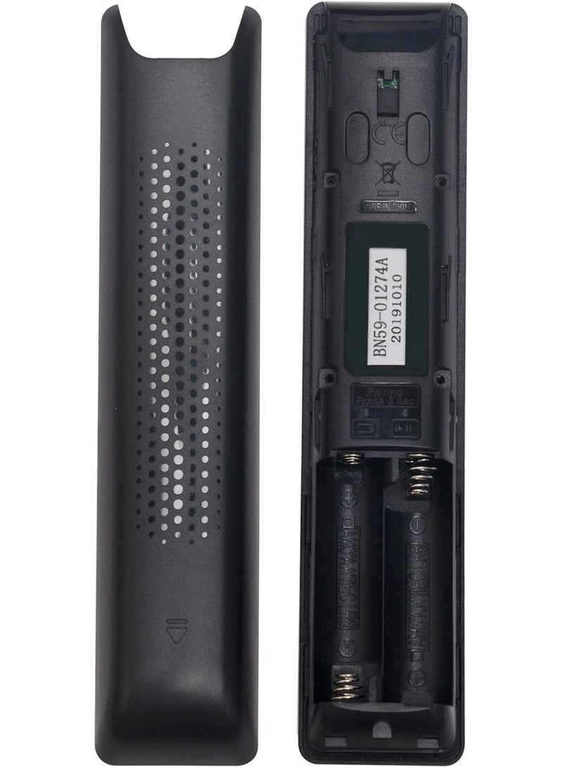 PopZa New Smart Voice Remote Control BN59-01266A BN59-01266B BN59-01300G BN59-01274A BN59-01298E BN59-01298D Compatible with Samsung TV MU6100 Q7F LS03 Q8C with battery - Image 4