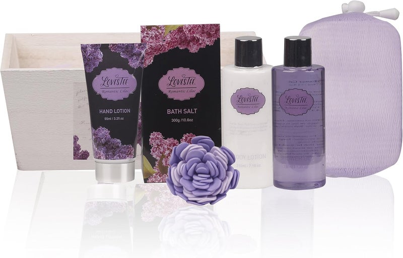 LOVESTEE Lavender Spa Gift Basket - Image 2