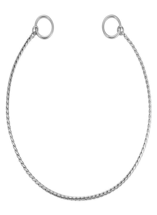 Mogoko Stainless Steel Dog Choke Chain Collar, Puppy Metal Snake Chain Pet Show Slip Collar Choker for Training Walking (Silver;20.0"*4.0mm) - Image 3