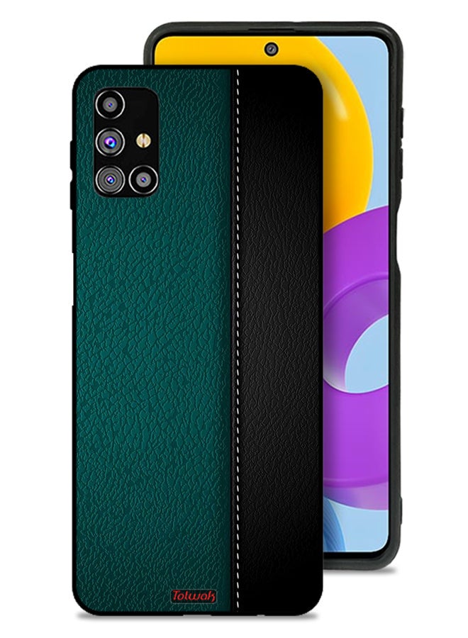 Tolwak Samsung Galaxy M31s Protective Case Cover Leather Pattern - Image 1