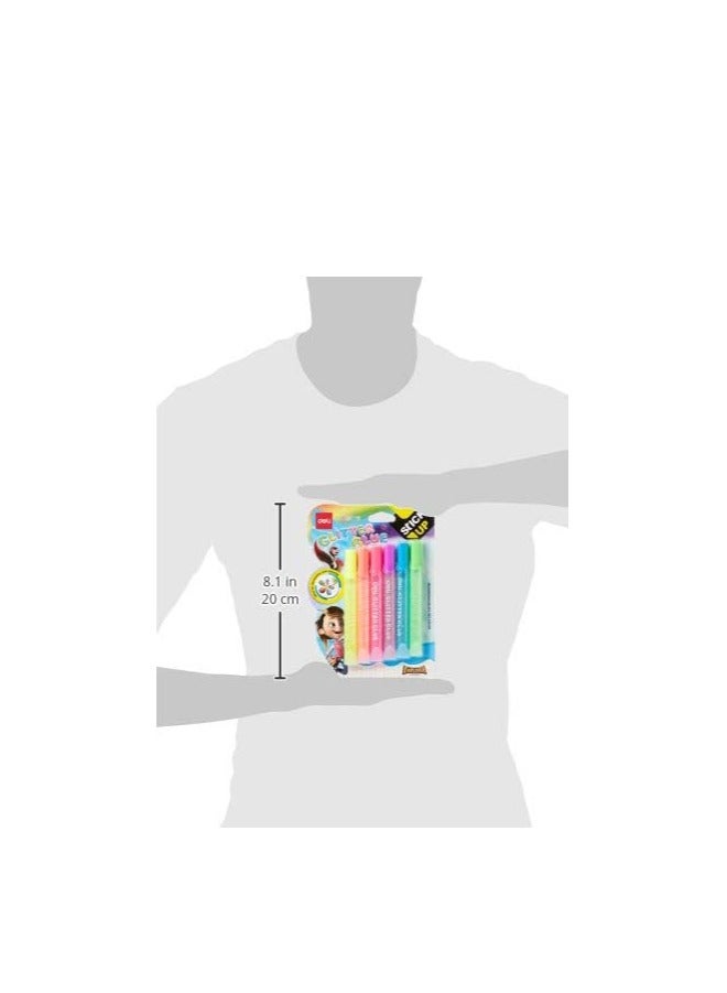 Deli EA71301 Glitter Glue Tube With Precise Nozzle - Image 3