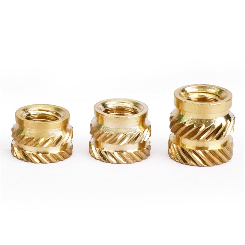Hot Melt Insert Nuts M2 M3 M4 M5 Melting Knurled Thread Heating Injection Molding Embedment Copper Nut 3D Printer Brass for 3D Printing Parts(Length 9mm,M4(OD7mm) 50Pcs) - Image 4