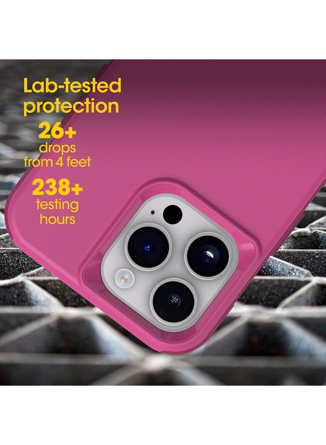 أوتربوكس حافظة OtterBox Commuter Series لجهاز iPhone 14 Pro Max (فقط) - INTO The Fucshia (وردي) - Image 5