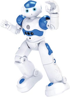 Generic Kids Smart RC AI Robot Toy, Singing Dancing Interactive Talking Gesture Sensing Remote Control, STEM Educational Autistic, Birthday Gifts for Kids Boys (Blue)  - Image 2