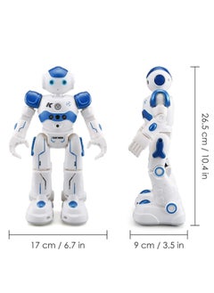 Generic Kids Smart RC AI Robot Toy, Singing Dancing Interactive Talking Gesture Sensing Remote Control, STEM Educational Autistic, Birthday Gifts for Kids Boys (Blue)  - Image 3