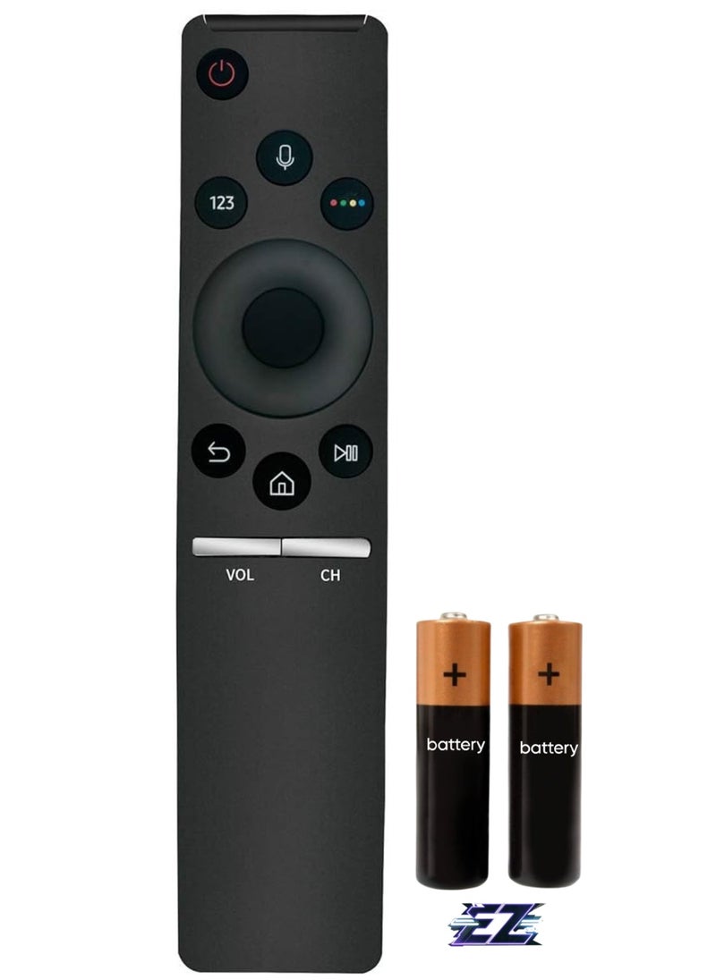 ELTRAZONE - BN59-01266A Voice Replace Remote Control Applicable for Samsung Smart 4K Ultra HDTV UHD TV UN50MU6300F UN65MU6300F UN43MU6300F UN75MU6300F UN55MU6300F UN65MU6500F UN49MU6500F UN65MU7000F UN65MU7500F with battery - Image 1