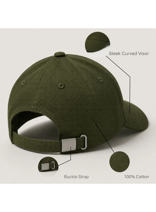 Mobcos Mobcos Cotton Baseball Cap Dark Green Mobcos 100% Cotton Adjustable Baseball Cap Dark Green Unisex Dad Hat for Running, Sports & Outdoor Activities  | Best Price UAE