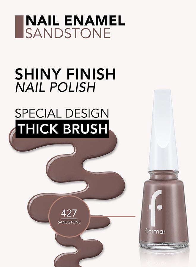 flormar Nail – Enamel 427 Sandstone – High Pigment, High Shine, Long-Wear 427-SANDSTONE NEW - Image 4