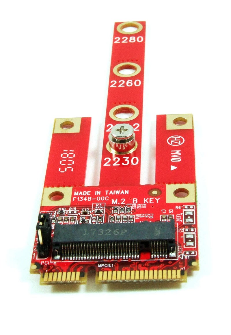 Ableconn MPEX-134B Mini PCIe Adapter with M.2 Key B Slot - Support USB/PCIe/SATA Based M2 B Key or B-M Key Module for Mini PCI Express, TAA - Image 4