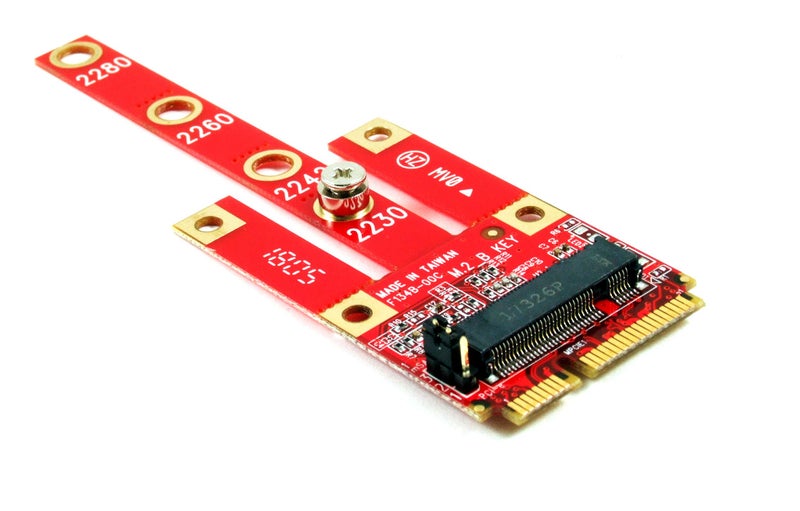 Ableconn MPEX-134B Mini PCIe Adapter with M.2 Key B Slot - Support USB/PCIe/SATA Based M2 B Key or B-M Key Module for Mini PCI Express, TAA - Image 5