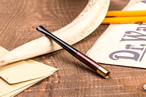 Dr Watson Dr. Watson - 3.9" Short Wooden Cigarette Holder, fits Extra Slim Cigarettes, Smooth Finish, Handmade - Image 2