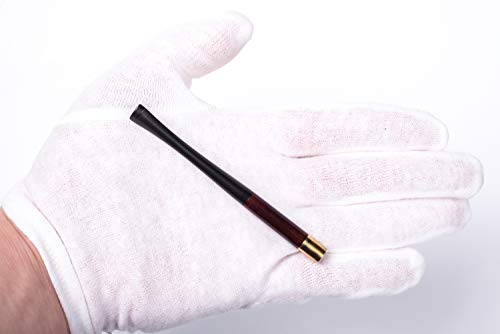 Dr Watson Dr. Watson - 3.9" Short Wooden Cigarette Holder, fits Extra Slim Cigarettes, Smooth Finish, Handmade - Image 5
