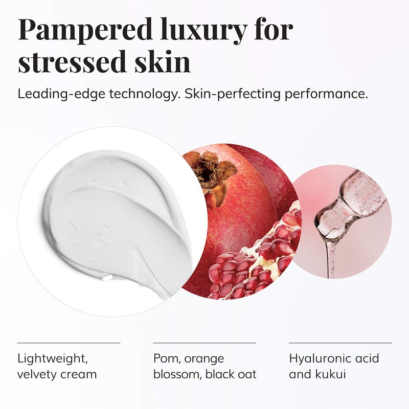 Le Mieux Pomegranate Massage Cream - Aromatic Moisturizing Neck & Face Massage Cream with Algae, Hyaluronic Acid & Botanical Oils, No Parabens or Sulfates (2 oz / 60 ml) - Image 2