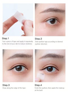 KHAJUL 2 Rolls PE Eyelash Tape, Adhesive Fabric Eyelash Tapes, Adhesive Breathable Micropore Fabric Tape for Eyelash Extension Supply,9 m/10 Yard Each Roll (Transparent)  - Image 5