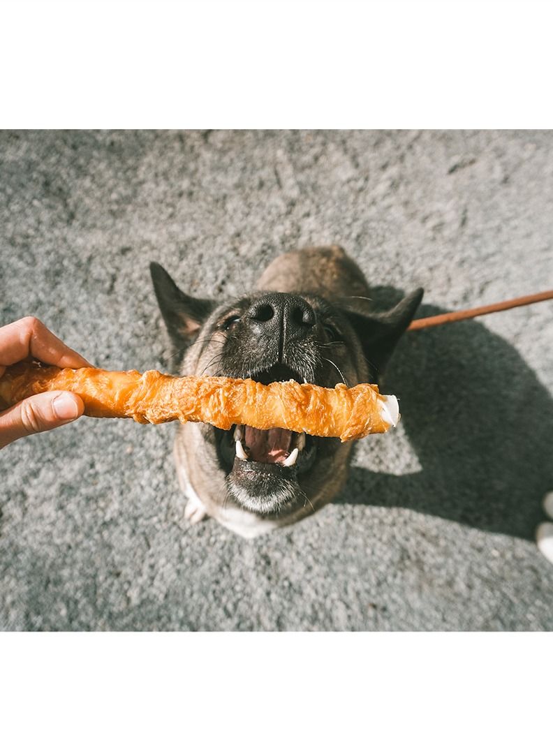 duvo Plus Duvo+ Meat! chicken & rawhide sticks large[Options - 25cm - 2 Sticks] - Image 3