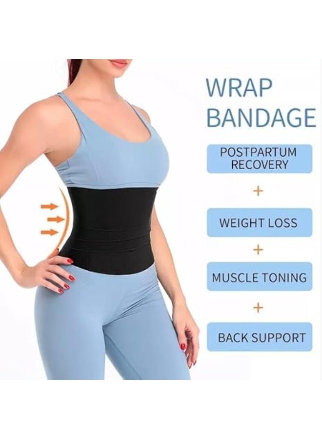 حزام دعم خصر قابل للتعديل للنساء | مشد لتشكيل البطن ولف الجسم | حزام ضغط مرن مطاطي (3 و5 أشهر) - Image 5