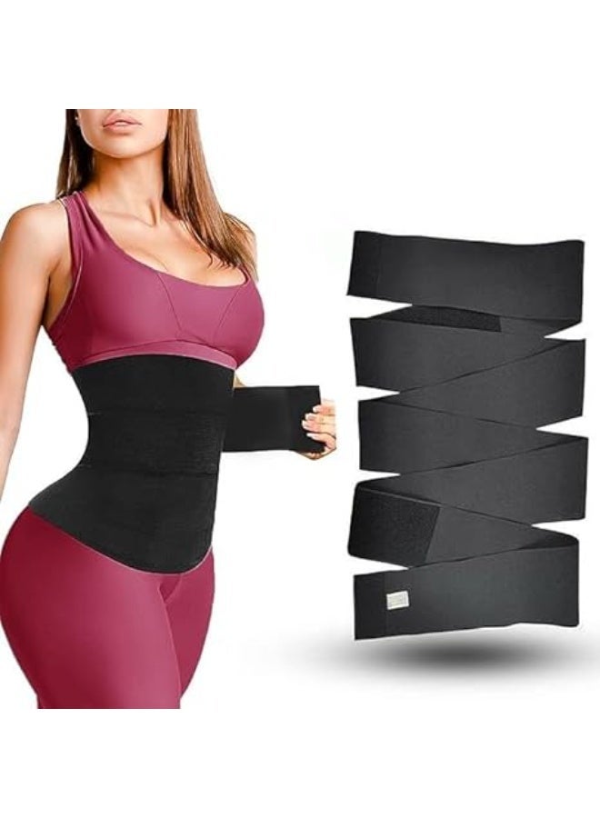 حزام دعم خصر قابل للتعديل للنساء | مشد لتشكيل البطن ولف الجسم | حزام ضغط مرن مطاطي (3 و5 أشهر) - Image 1