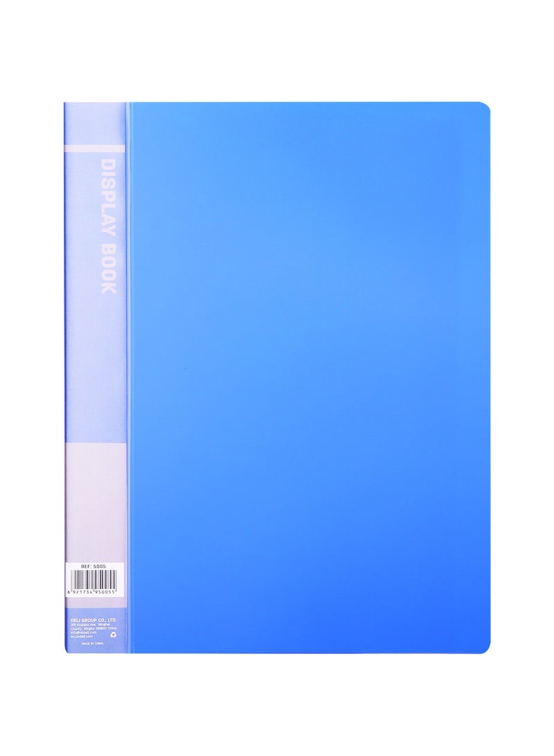 Deli E5005 Display Book A4 - 60 Pages, Assorted Colors, Durable PP Material, Anti-Static Pockets  - Image 3