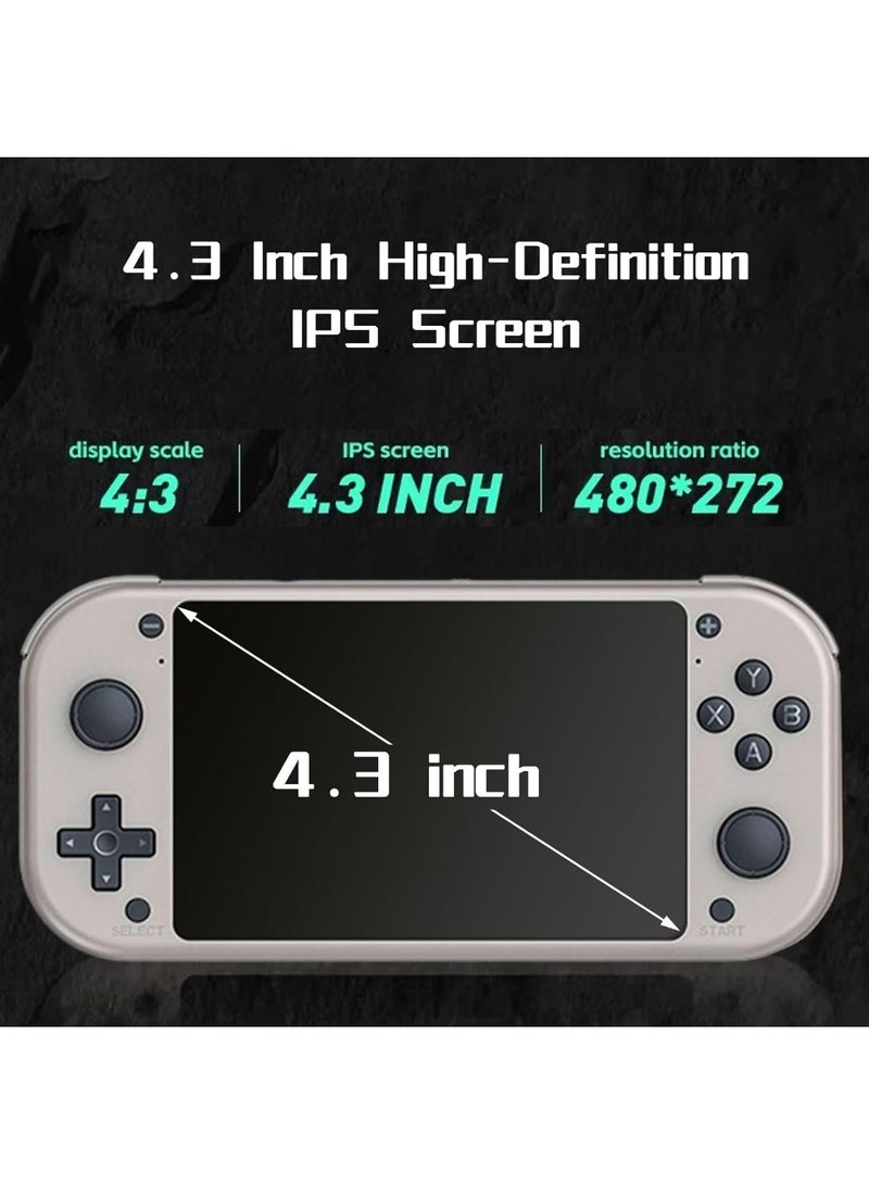 Handheld Game Console 4.3" IPS Screen Linux System Retro Game Player Cortex-A7 CPU With 20000+ Classic Games 64G TF Card - Image 4
