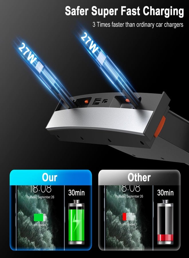 موزع USB للسيارة من تسلا - متعدد المنافذ لسيارات تسلا موديل 3/Y موديلات 2021 و2022 و2023، ملحقات تسلا متعددة الوظائف مع غطاء منزلق مقاوم للغبار وشحن سريع قابل للسحب، محول وحدة التحكم المركزية متوافق تمامًا - Image 3