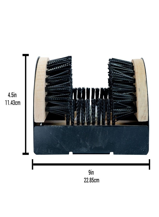 Cadillac Boot Scrubber Cleaner Shoe Brush - Mountable Boot Scrubber Buffer for Boots, Shoes, Sneakers - Indoor/Outdoor Boot Sc - Image 4