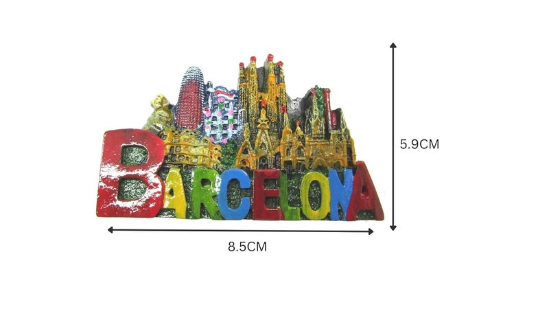 Olrada Fridge Magnet Decoration for Your Fridge Cute Countries Theme 4Pc Set - Image 2