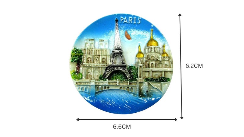 Olrada Fridge Magnet Decoration for Your Fridge Cute Countries Theme 4Pc Set - Image 3