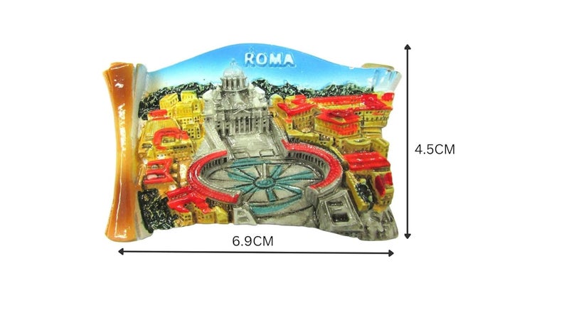 Olrada Fridge Magnet Decoration for Your Fridge Cute Countries Theme 4Pc Set - Image 5