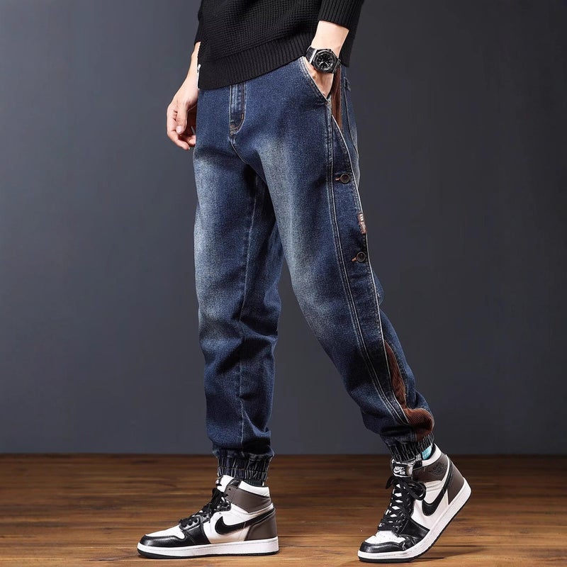 Unisex Casual Daily Denim Jeans - Image 3