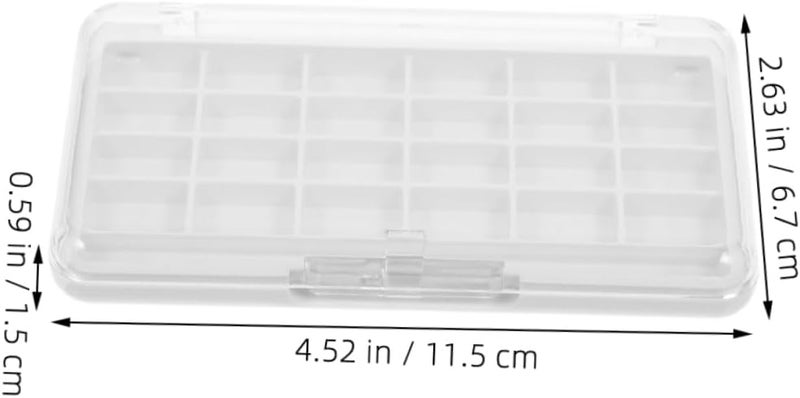 Healeved 2pcs Makeup Organizer Empty Eyeshadow Palette Box for Blush Empty Storage - Image 2